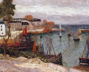 Der Hafen von Sauzon, Belle-Isle, Bretagne, 1905